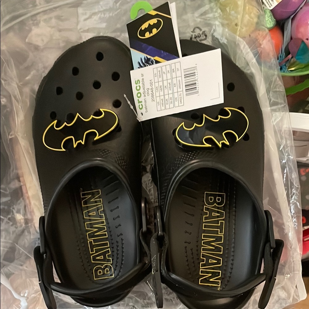 Crocs Adult Batman Black Clogs
